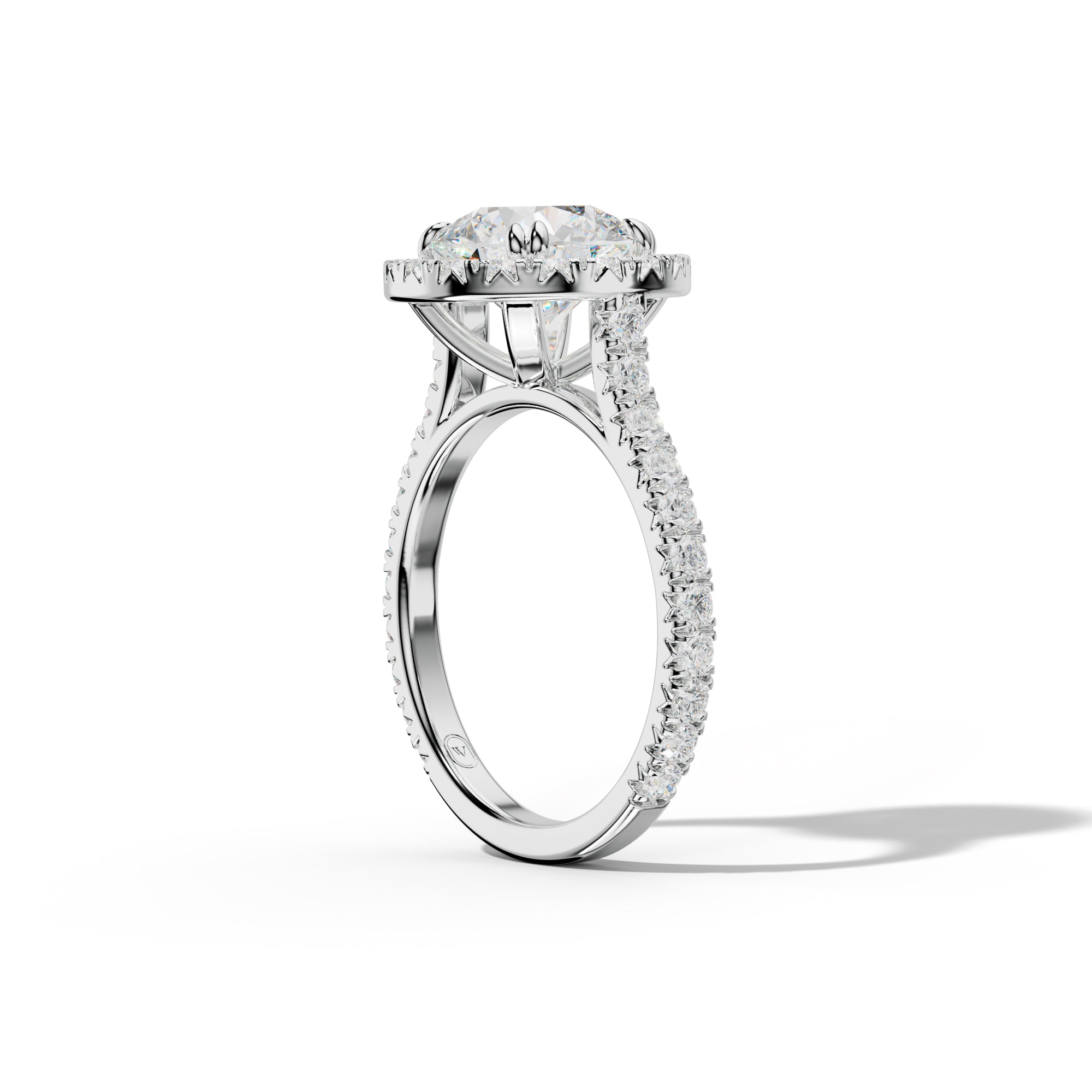 Adeline Round Diamond Engagement Ring